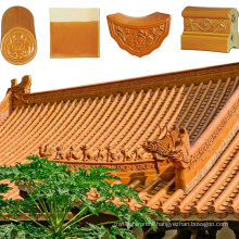 Popular Colours Chinese Temple Roofing Clay Troditional China Royal Roof Tile